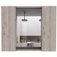 thumbnail image 1 of Gabinete para Medicamentos Tuhome Artemisa con Espejo y Madera Gris, 1 of 8