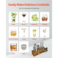 thumbnail image 4 of VEVOR Cocktail Shaker Set 18 Pcs Bartender Kit Stainless Steel Bar Tool Set Silver, 4 of 9