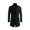 Black, variant on Odeerbi 2025 Casual Outwear Jackets for Men Fall/winter New Style Plus Cotton Solid Color Woolen Lapel Overcoat Jacket Black