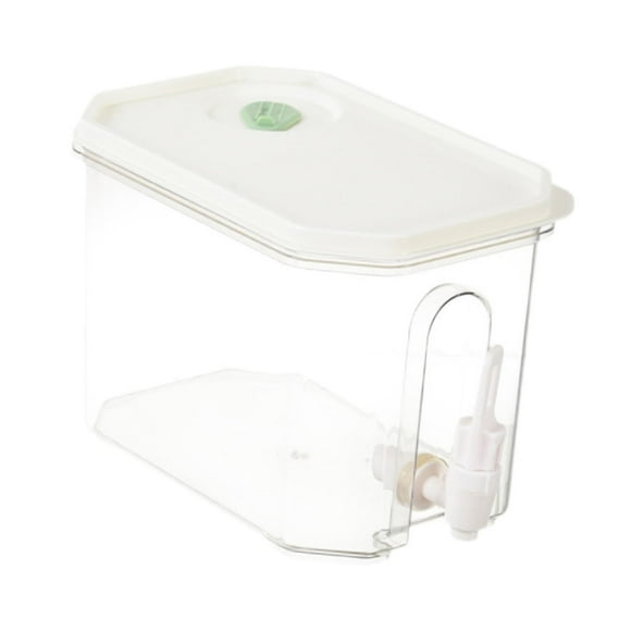 3L Drink Dispenser for Fridge, Plastic Water Jugs Fruit Teapot Lemonade Bucket Drink Container for Fridge, Water Filter for Fridge, for Cold Beverages - Water, Cold Brew, Iced Tea & Juice