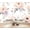 Color 4, variant on Wallpaper Soft Pink Roses Floral Black Flower romantic Peel and Stick Wall Murals 69"H x 96"W Removable PVC Wall Paper Self-Adhesive Wall Paintings Art Decor for Bedroom Living Room
