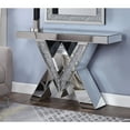 thumbnail image 3 of ACME Noralie Console Table, Mirrored & Faux Diamonds, 3 of 5