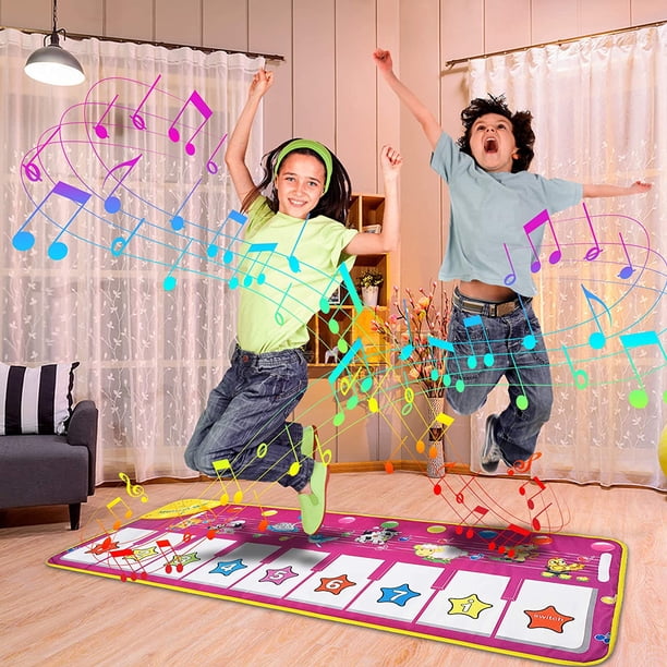 Alfombra Musical para niños, alfombra de Piano con teclado de Fitns para bebés y niños pequeños, instrumento de juego de música, juguet educativos Montsori, regalo para niñas y niños - AliExprs 1501 Alfombra Musical para niños, alfombra de Piano con teclado de Fitns para bebés y niños pequeños, instrumento de juego de música, juguet educativos Montsori, regalo para niñas y niños - AliExprs 1501