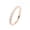 rose gold, variant on Titanium Steel Half-Band Ring for Women, CNC Micro-Pave 10-Stone Cubic Zirconia Stackable Ring, Dainty Rose Gold Finished Pinky or Index Finger Band for Everyday Elegance