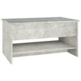 thumbnail image 3 of vidaXL Coffee Table Concrete Grey 80x50x40 cm Engineered Wood, 3 of 5