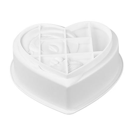 

BMForward Day Love Birthday Shaped Heart Mother s DIY Cake Silicone Cake Mould