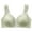 Mint Green, variant on Censtreet Women's Front Closure Bras Posture Full Coverage Plus Size Underwire Unlined Bra