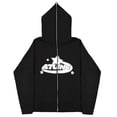 thumbnail image 4 of Sudaderas oscuras europeas y americanas para hombres y mujeres, sudaderas con capucha, parejas góticas, sudaderas Harajuku con cremallera de gran tamaño, 2023, 4 of 4