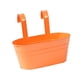 thumbnail image 1 of Maceta colgante con ganchos desmontables, cubo de hierro para cubierta de oficina en casa Naranja, 1 of 8