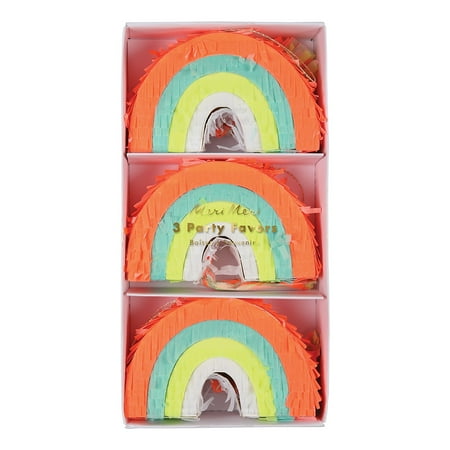 Meri Meri Rainbow Pinata Favor , 1ct
