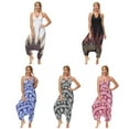 thumbnail image 3 of Pants for Women Summer New Jumpsuit Women'S Sexy Strappy Open Back Loose Bloomers, 3 of 6