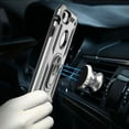 thumbnail image 4 of Apple iPhone 8 /7/6s/6 Case Hybrid Durable 360 Degree Rotatable Ring Stand Holder Kickstand Fit Magnetic Car Mount ,Xpm Phone Cover for iPhone 8 / 7 / 6s / 6 - Silver, 4 of 6