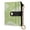 Peony Flower Line Art Pattern, variant on Small Wallet For Women Bifold Leather Pocket Coin Credit Card Holder With RFID Blocking Green White Simple Shapes
