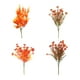 thumbnail image 3 of Naiovety 4x Ramo De Flores Artificiales Bajo Mantenimiento Y Durabilidad Interior O Exterior Elegante Decoración camelia otoño rojo, 3 of 6