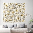 thumbnail image 2 of Daiia Different Butterflys Pattern Tapestry 60x51 Inches Wall Hanging Tapestry Artistic Wall Hanging Bedroom Wall Decor Living Room Tapestry Dorm Room Decor, 2 of 9