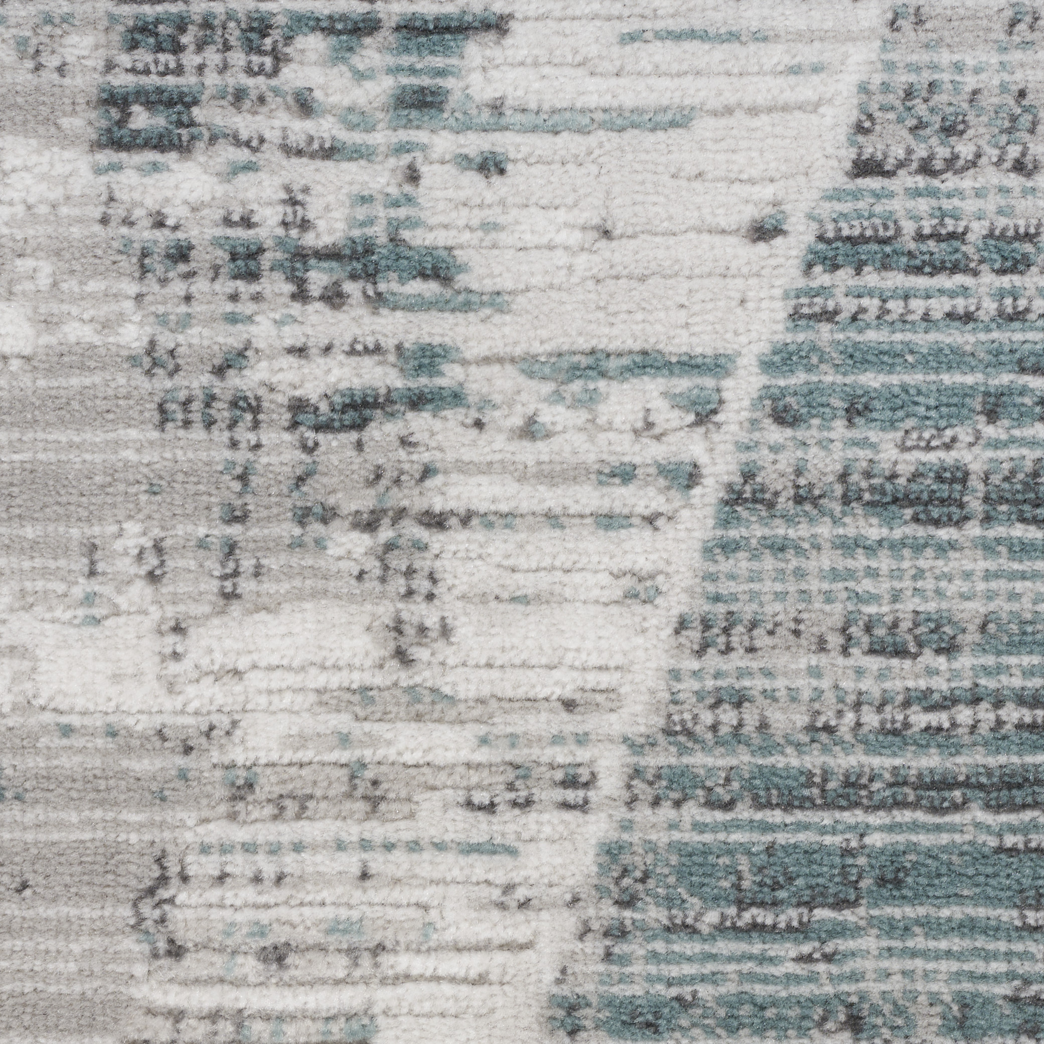 Nourison Thalia 2'2" x 8' Grey/Beige Modern & Contemporary Indoor Rug