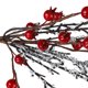 thumbnail image 3 of Orden de compra con imagen Pedido mínimo de 120 ramas Simulación navideña de esquejes de frutos rojos granada roja pequeña y nieve de 45 cm espuma de fruta/plástico/papel ANGGREK  Otros, 3 of 8