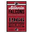 thumbnail image 2 of WinCraft Atlanta Falcons 11'' x 17'' Wordmark Wood Sign, 2 of 2