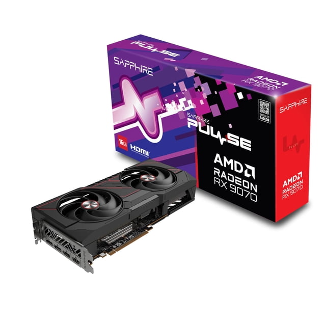 Tarjeta gráfica Sapphire Pulse AMD Radeon RX 9070 16GB GDDR6