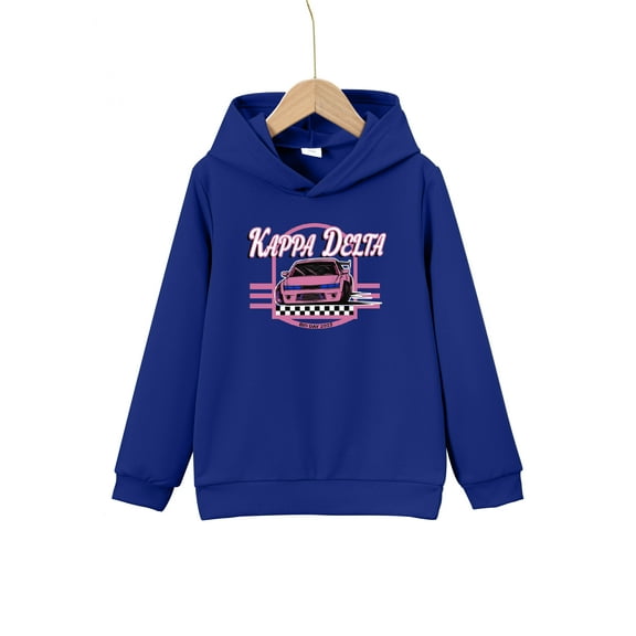 Boys Tops Cartoon Car Print Long Sleeve Casual Hoodies Sweatshirt- Keep Him Warm And Stylish!