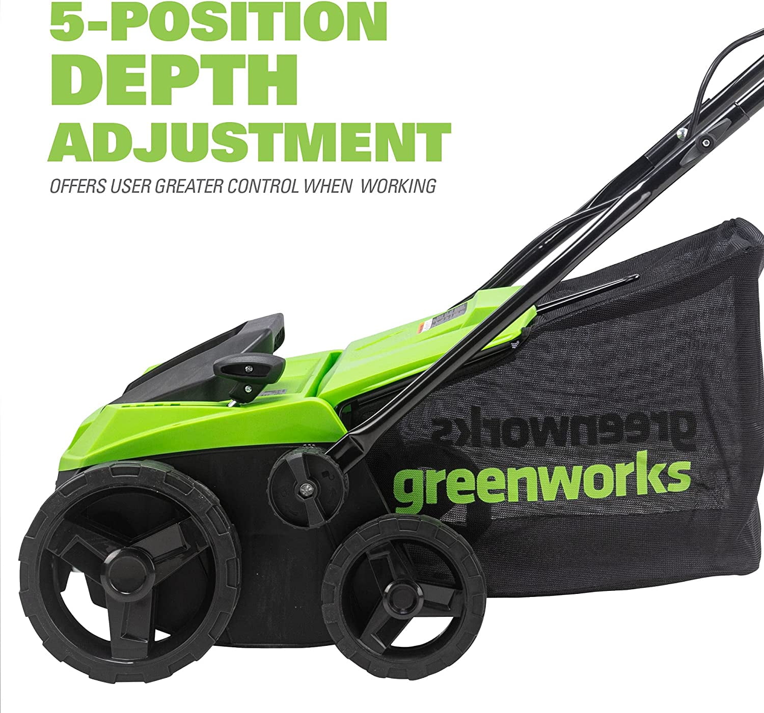 Greenworks 13 Amp 14" Corded Dethatcher / Scarifier DT13B00