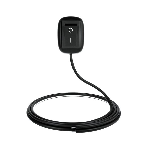 BrowQuartz Universal Car Switch Paste Type OFF/ON Toggle Switches with Cable 60cm Rocker Switch for Fog Ring Drive Lights