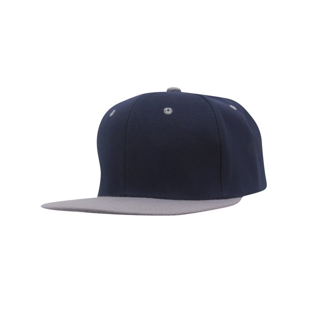 Top Headwear Casquette Snapback Ajustable - Marine/gris