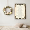 thumbnail image 5 of BingTong Spanish Psalm 91 Wood Sign Aluminum Decor Signs Vintage Psalm 91 Wall Art Spanish Inspirational Religious Decor, Home Prayer Room & Holiday Celebrations Metal Sign Khaki, 5 of 6
