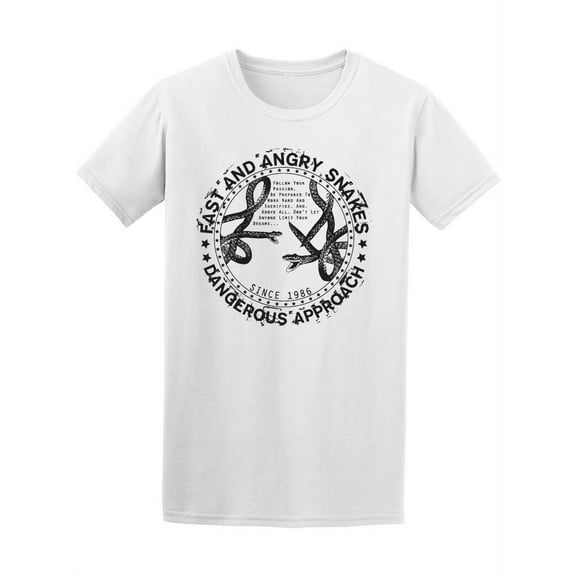 Snake Graphic  T-Shirt Men -Image by Shutterstock, Male Small