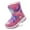 PinkPurple, variant on Harvest Land Toddler Girls Snow Boots Kids Winter Warm Boots Waterproof Slip Resistant Outside Shoes(Toddler/Little Kids/Big Kids)
