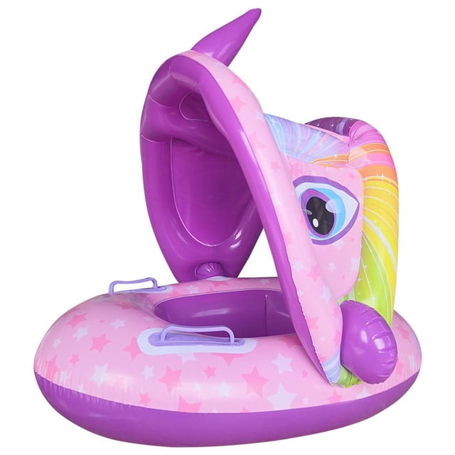 Anillo de natación inflable NikouMX flotador de piscina para bebé toldo para el sol tecnología de vanguardia