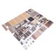 thumbnail image 1 of Kit de Casas de Café Miniatura de Bricolaje, Mini Kit de Constructión de Cafetería de Café Divertida Pared de Ladrillo Marrón Oscuro para Dormitorio, 1 of 7