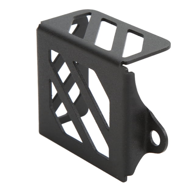 Rear Brake Fluid Reservoir Guard, Durable Smooth Edge Carbon Steel Rear Brake Fluid Tank Cover For Modification ANGGREK Otros