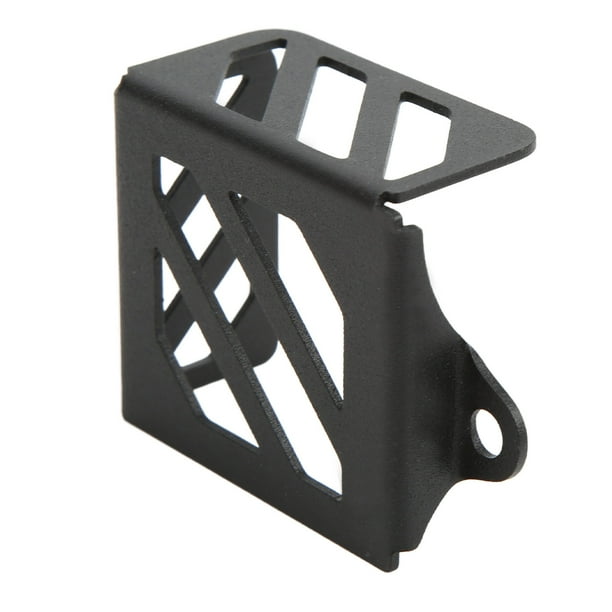 Rear Brake Fluid Reservoir Guard, Durable Smooth Edge Carbon Steel Rear Brake Fluid Tank Cover For Modification ANGGREK Otros
