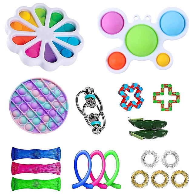 Juguete sensorial Push Bubble Fidget para aliviar el estrés del autismo