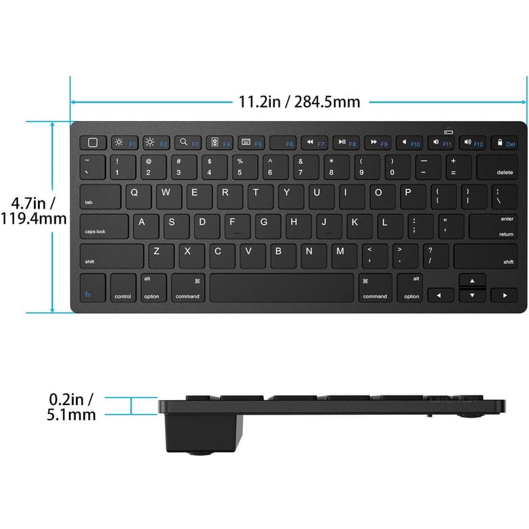 OMOTON Clavier avec étui pour iPad 10.2 2021/2020/ 2019 (9a/ 8 a