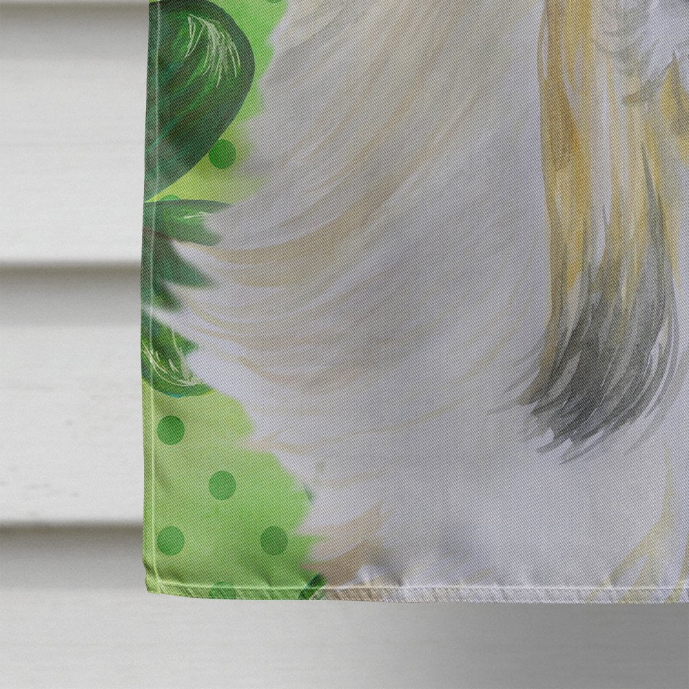 Carolines Treasures BB9840CHF Shih Tzu St Patricks Flag Canvas House Size  Large multicolor