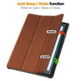 thumbnail image 2 of Fancing for Amazon Kindle Fire Max 11 Case (13th Generation, 2023 Release) 11" - Slim Folding Stand Cover Case for Fire 11 Tablet with Auto Wake/Sleep (Brown), 2 of 7