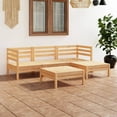 thumbnail image 1 of vidaXL 5 Piece Garden Lounge Set Solid Pinewood, 1 of 5