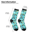 thumbnail image 2 of Honeii Cartoon Monster Truck Print Children's Colorful Socks,Unisex Kids and Toddlers' Cushioned Sock,Kids Athletic Crew Socks,for Everyday Wear and Sports, 2 of 5