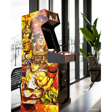 Arcade1Up - Capcom Street Fighter II: Champion Turbo Legacy Edition Arcade with Riser & Lit Marquee - Multi