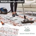 thumbnail image 5 of Orange Grey Botanical Outdoor Rug for Patio/Deck/Porch, Non-Slip Large Area Rug 5 x 7 Ft, Spring Floral Summer Farmhouse Indoor Outdoor Rugs Washable Area Rugs, Reversible Camping Rug Carpet Runner, 5 of 8