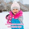 thumbnail image 4 of MoKo Toddlers Winter Mittens, Waterproof Skiing Gloves with Zipper for 2-5 years Girls Boys, 4 of 7