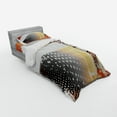 thumbnail image 3 of Ambesonne Sports Bedding Set 4 Pcs, Basketball Doodle Art, Queen, Orange Black, 3 of 3
