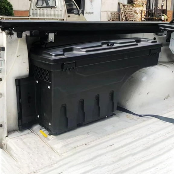 HOUGEET Tool Box for Truck Under Cover Swing Case Truck Bed Toolbox Fits for 2015-2023 Ford F-150 Drivers Side