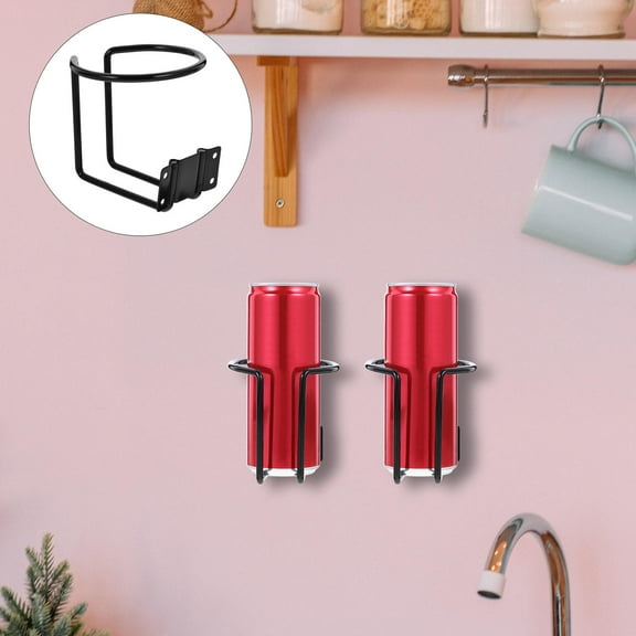 DINHEAROM 2Pack Universal Iron Boat Ring Cup Drink Holder for Cars Trucks RVs Yachts Boats Easy to Install