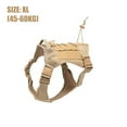 thumbnail image 2 of Khaki Dog Harness No Pull For 45-60kg Extra Large Dogs Anti Pull Strong And Adjustable Size XL, 2 of 4