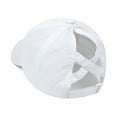 thumbnail image 6 of Helii Ponytail Hat for Women, Quick Drying Mesh Baseball Cap Sport Sun Hat, 6 of 7