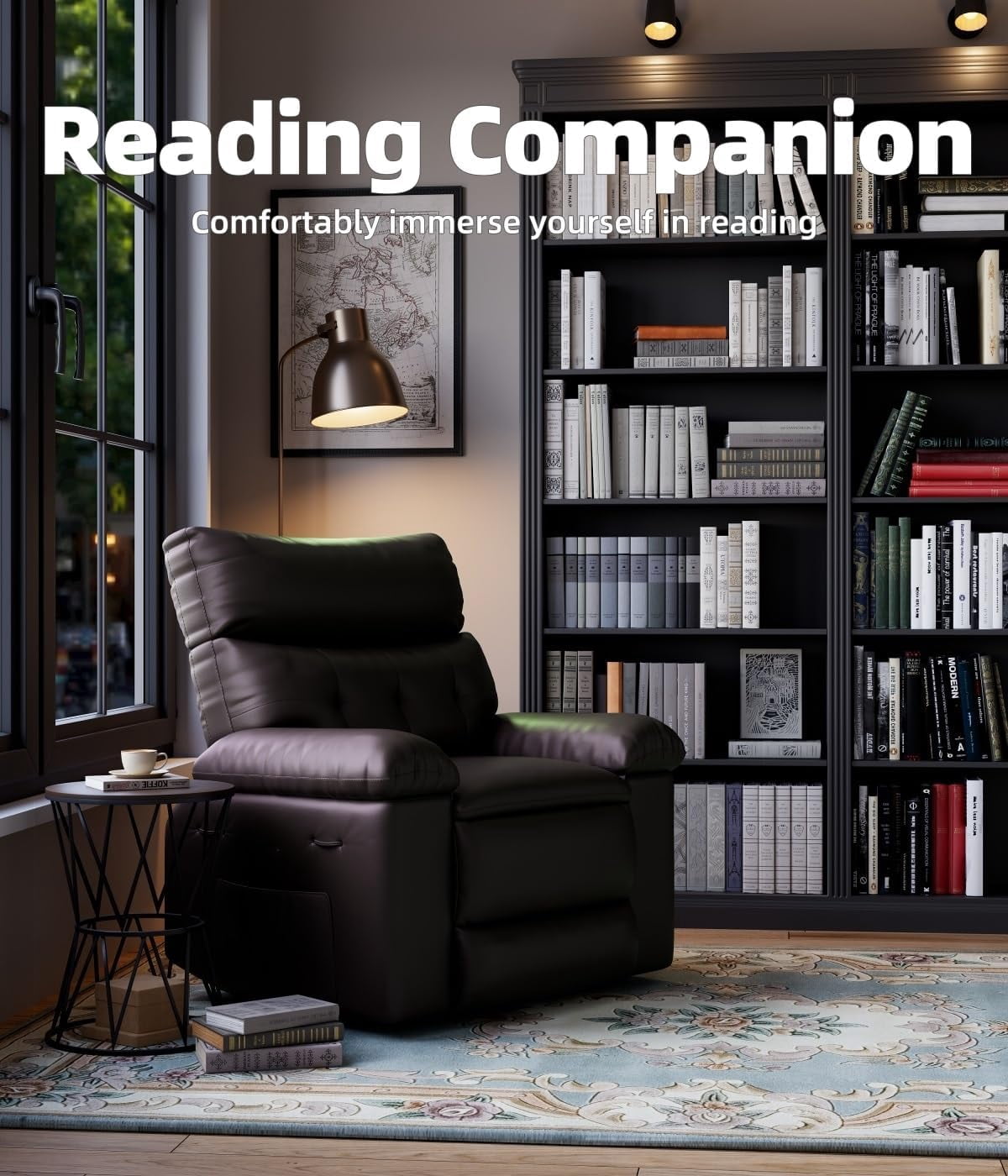 EastVita Oversized Recliner Chairs with Heat and Massage - 360 Swivel Lazy Boy Recliner Chair for Adults - Manual Rocking Chair with Remote Control for Living Rooms/Bedrooms and Nurseries - Creamy