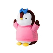 Pudgy Penguins Plush Buddie Figure 2 - Cute Stuffed Animal With Pink Shirt And Blue Bow